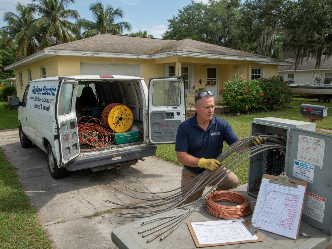 Cost Guide For Replacing Aluminum Wiring In Hudson Florida